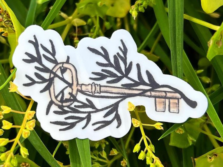 Mystical Key Sticker
