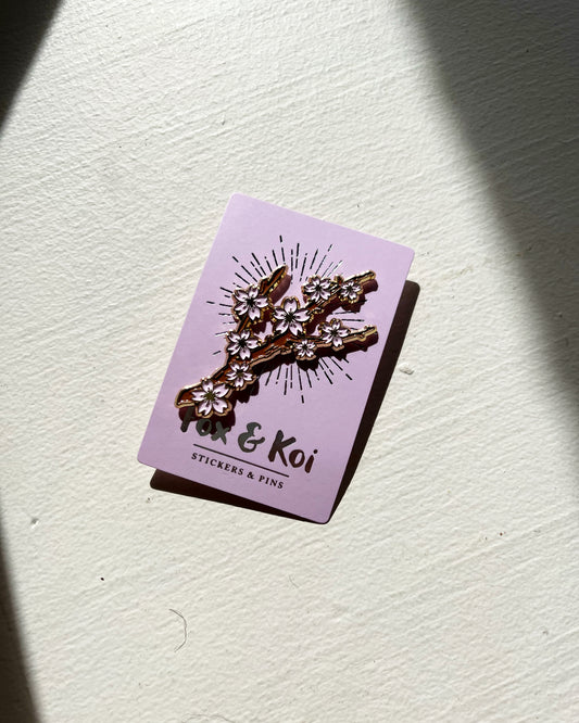 Cherry Blossom Branch Pin