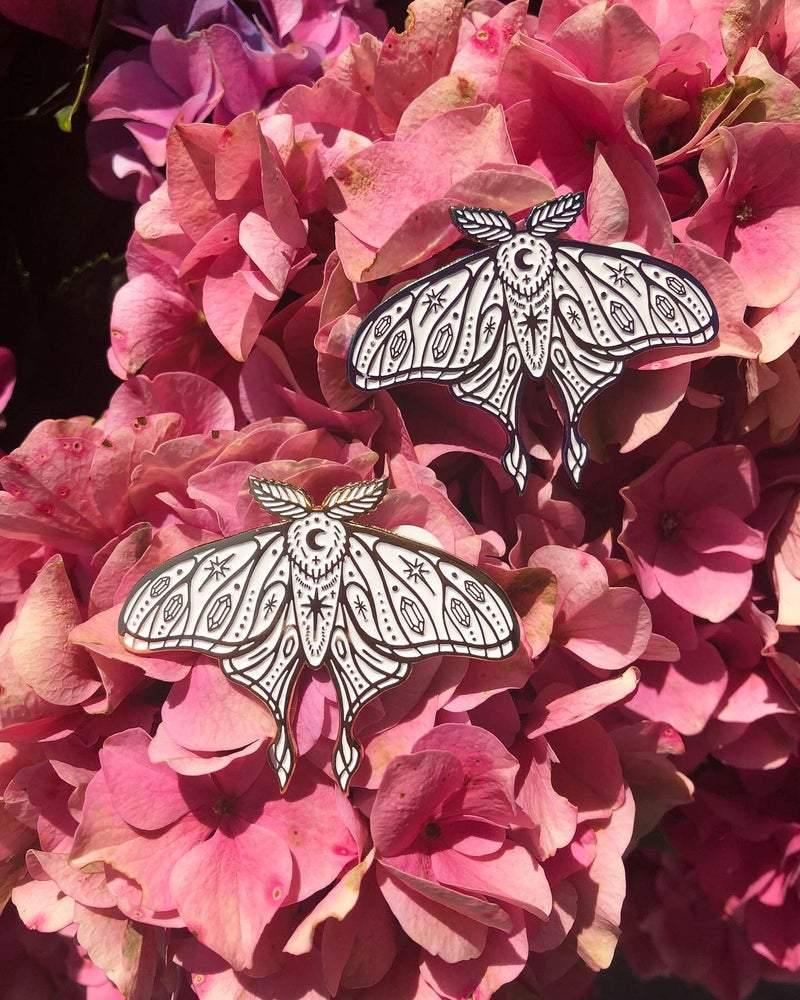 Moth Pins - Fox & Koi