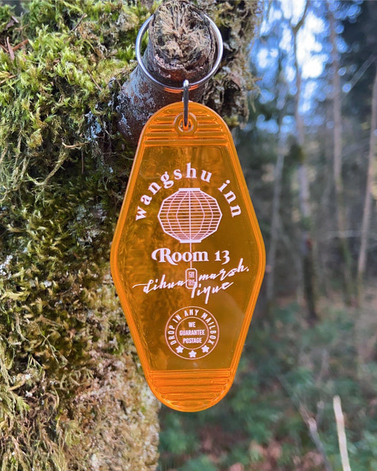 Wangshu Inn Motel Keychain - Fox & Koi