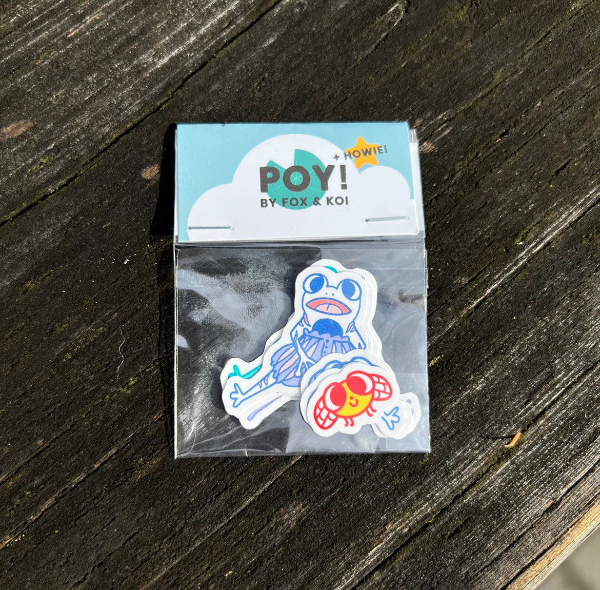 Poy The Frog + Howie The Housefly