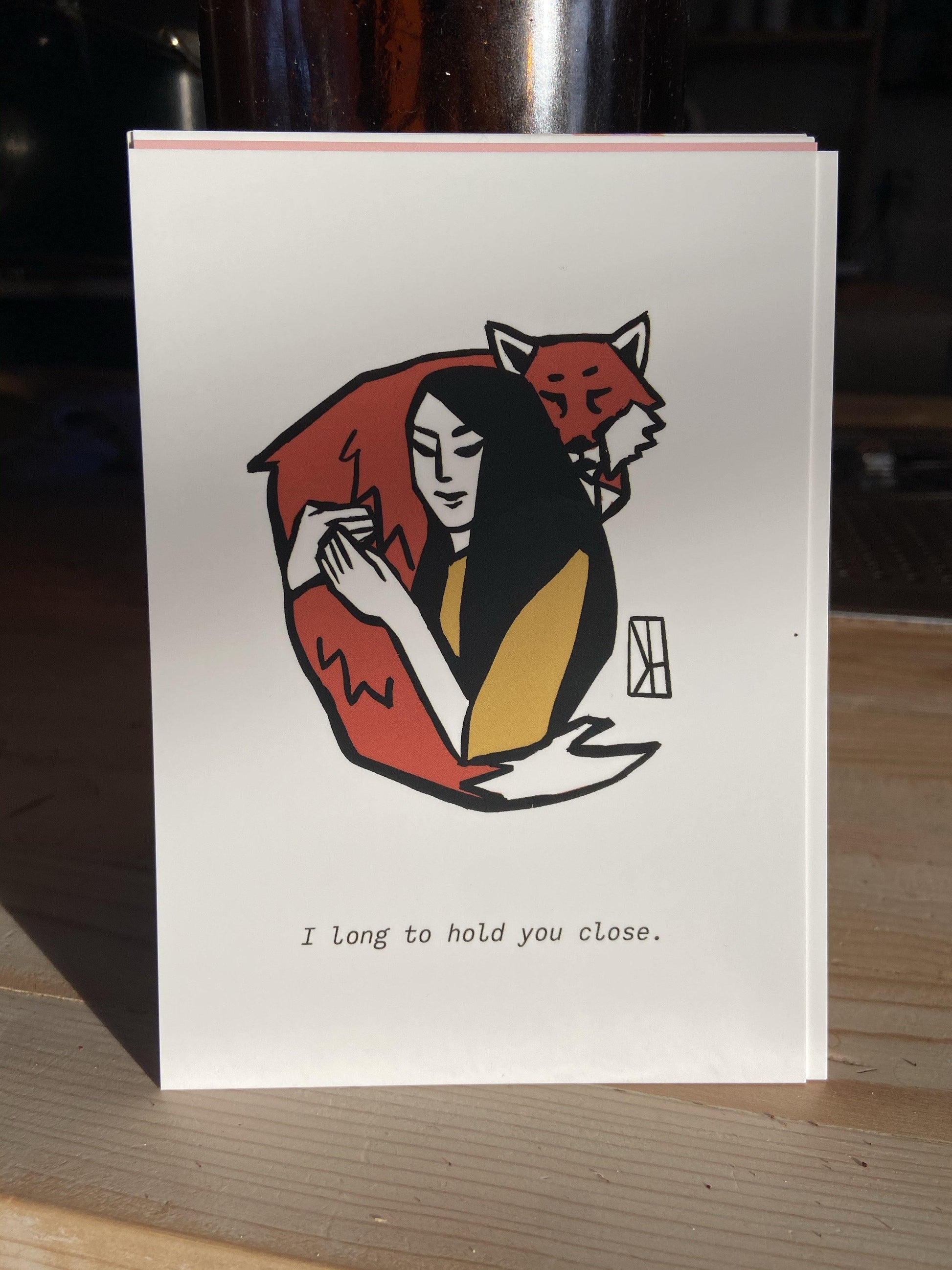 Postcards - Fox & Koi