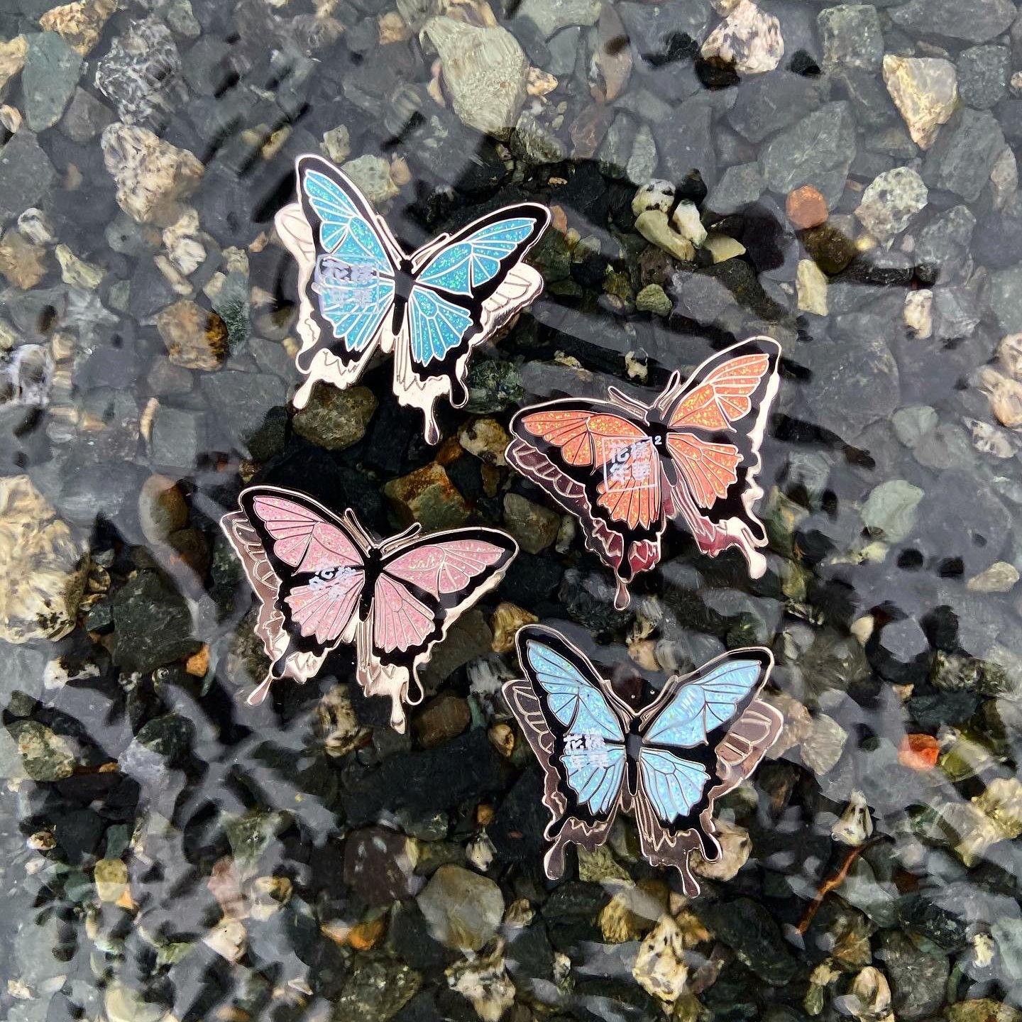 hyyh butterflies - Fox & Koi