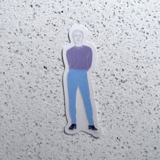 tiny namjoon clear sticker